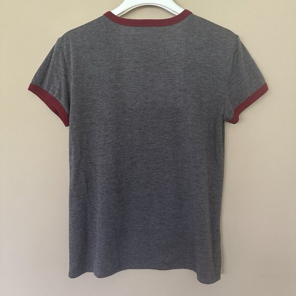 Vintage Bayside Tigers Saved By the Bell Tshirt Fitted Women L Ringer Tee 1990s - Picture 4 of 5